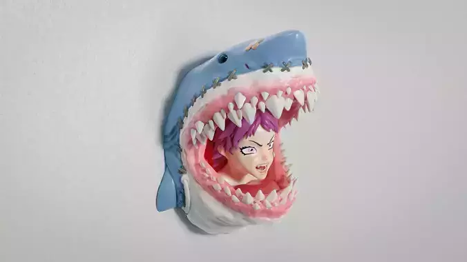 Ebisu in Shark costume 3D print model
