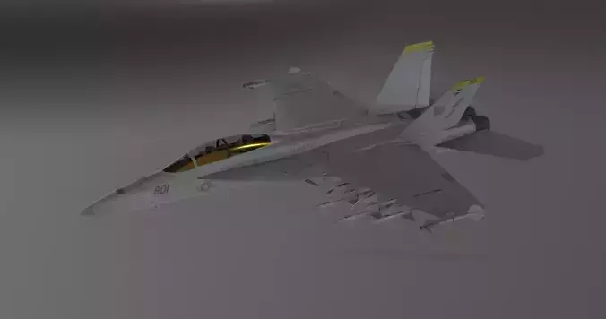 FA18 SUPER GRIPPEN Fighter plane - Photorealistic