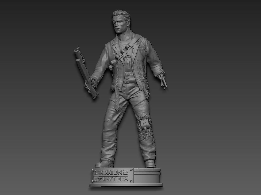 Terminator 2 judgment day V2 3D print model_2