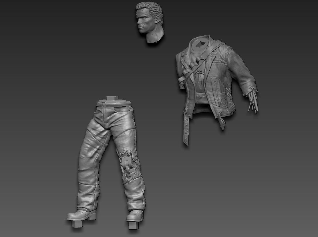 Terminator 2 judgment day V2 3D print model_22
