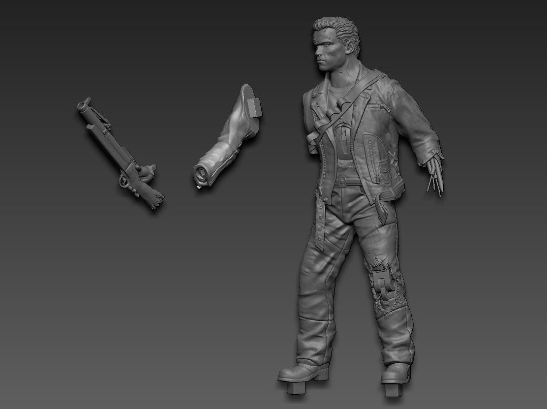 Terminator 2 judgment day V2 3D print model_21
