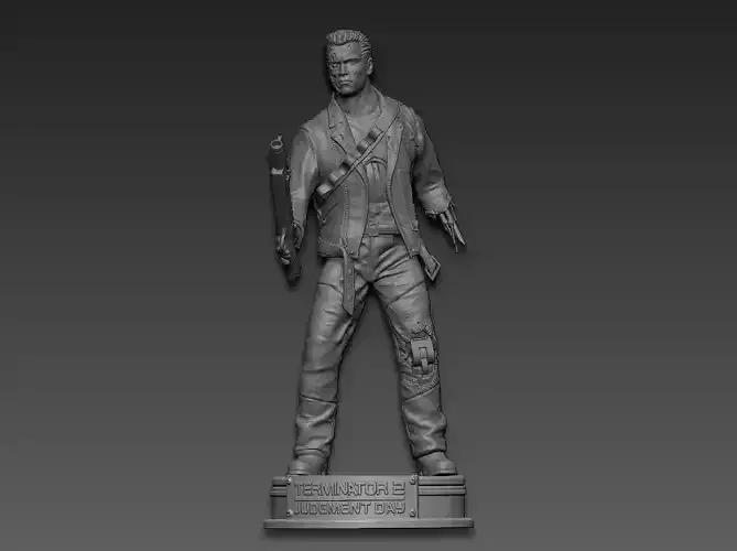 Terminator 2 judgment day V2 3D print model