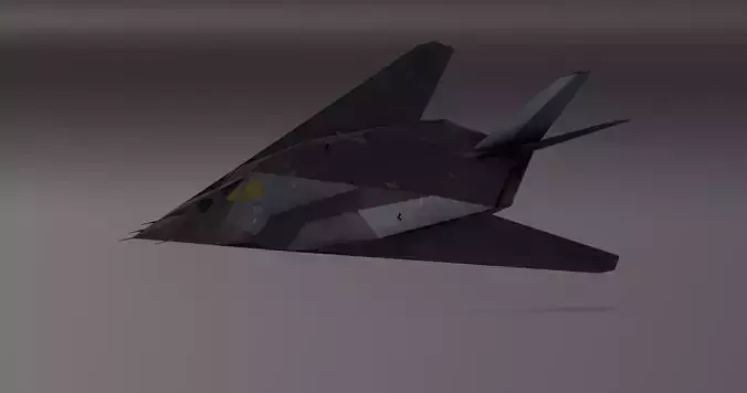 F117 Nighthawk Stealth - Photorealistic Millitary Aircraft