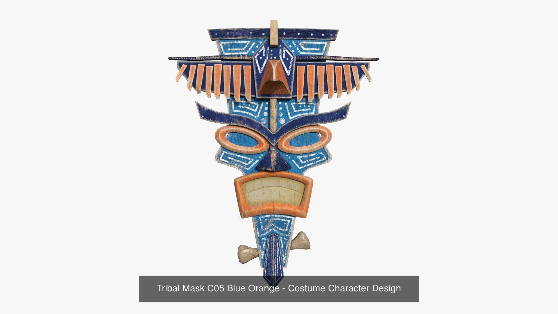10 Tribal Mask C Collection - Costume Character Design _5