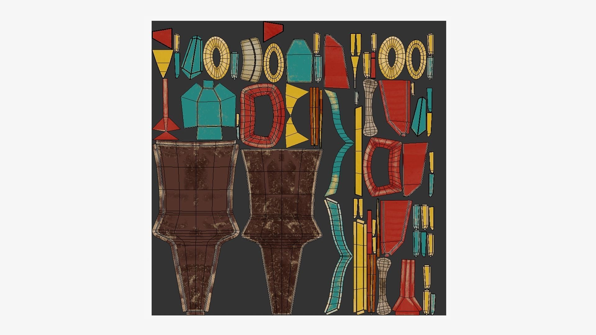 10 Tribal Mask C Collection - Costume Character Design _69