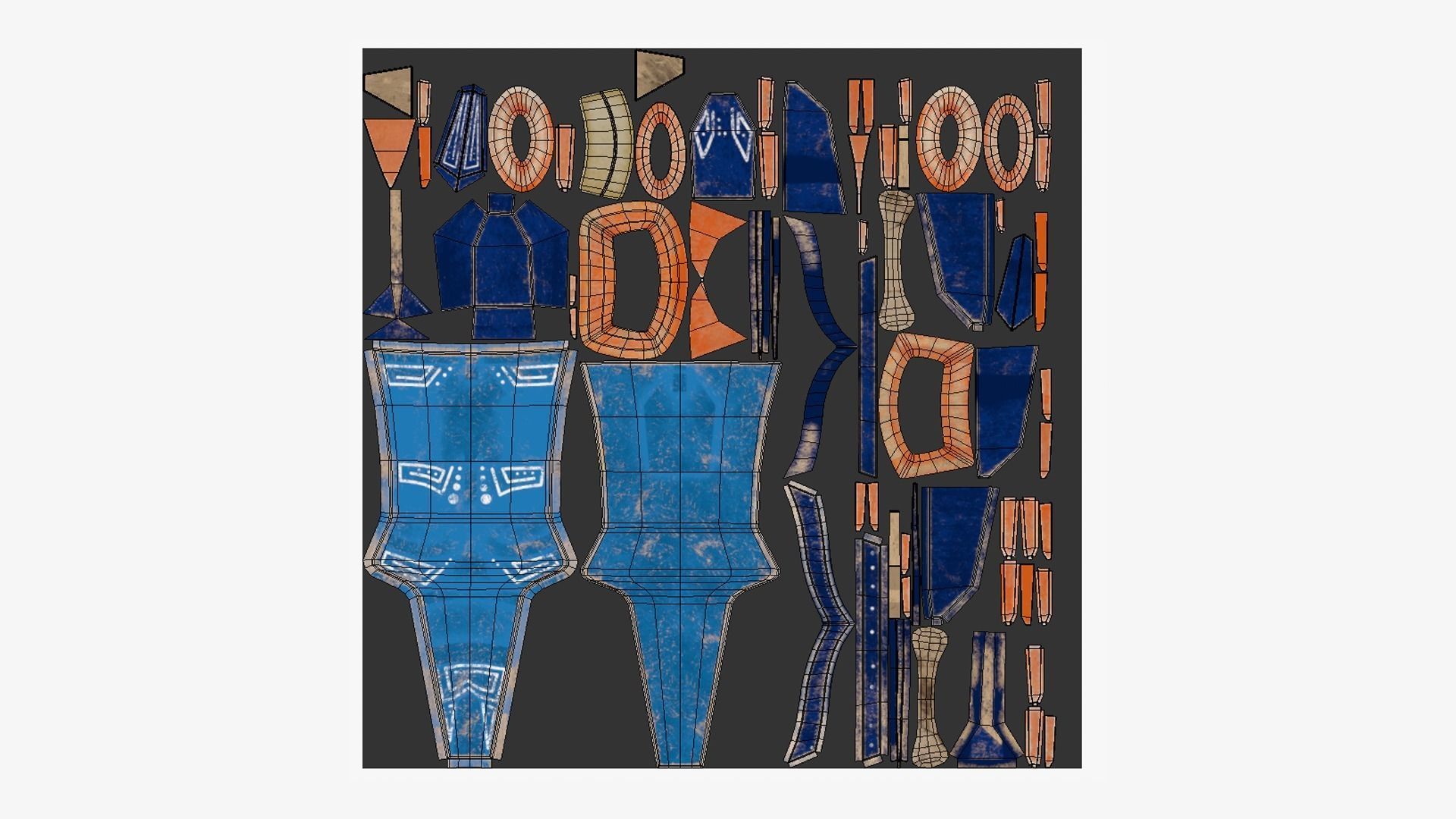 10 Tribal Mask C Collection - Costume Character Design _79