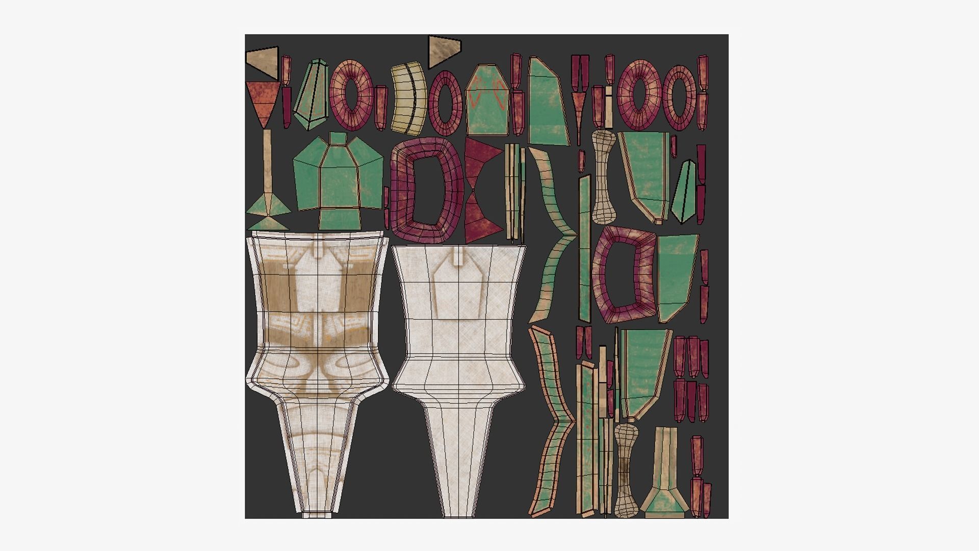 10 Tribal Mask C Collection - Costume Character Design _70