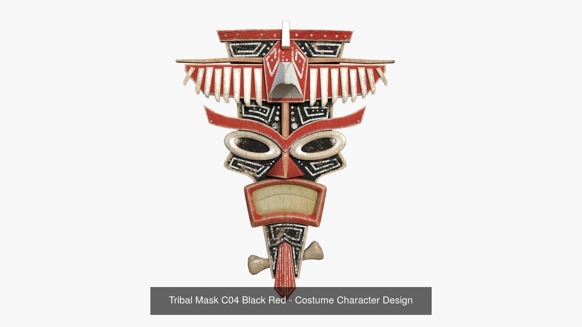 10 Tribal Mask C Collection - Costume Character Design _4