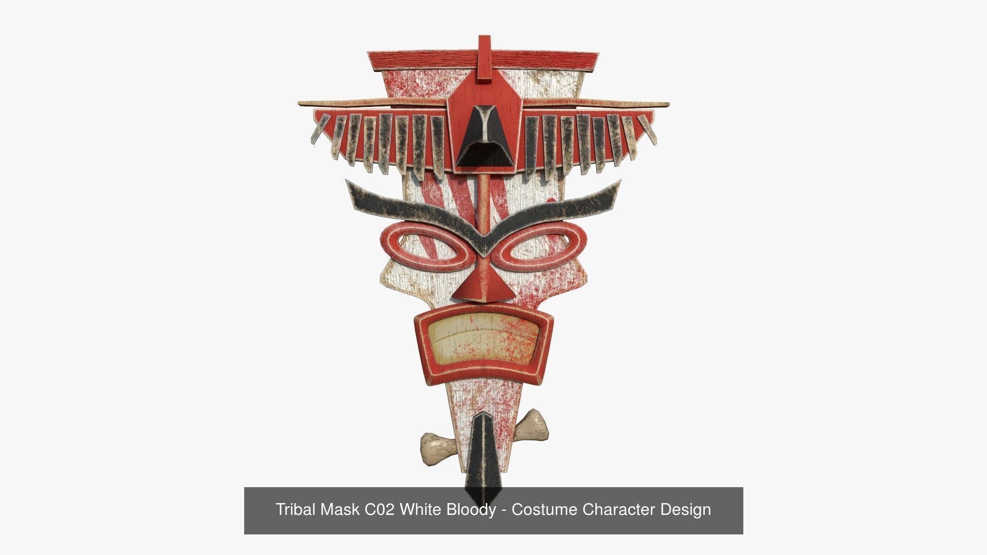 10 Tribal Mask C Collection - Costume Character Design _2