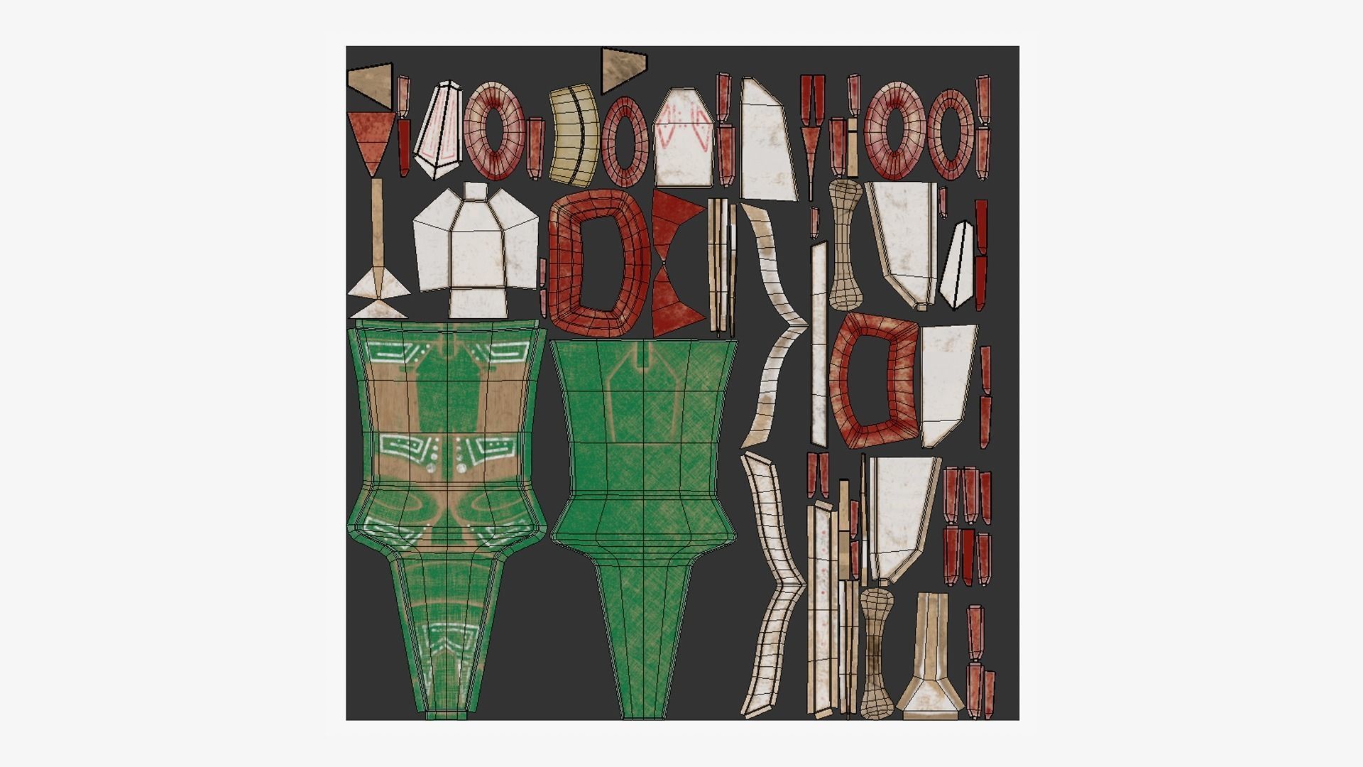 10 Tribal Mask C Collection - Costume Character Design _71