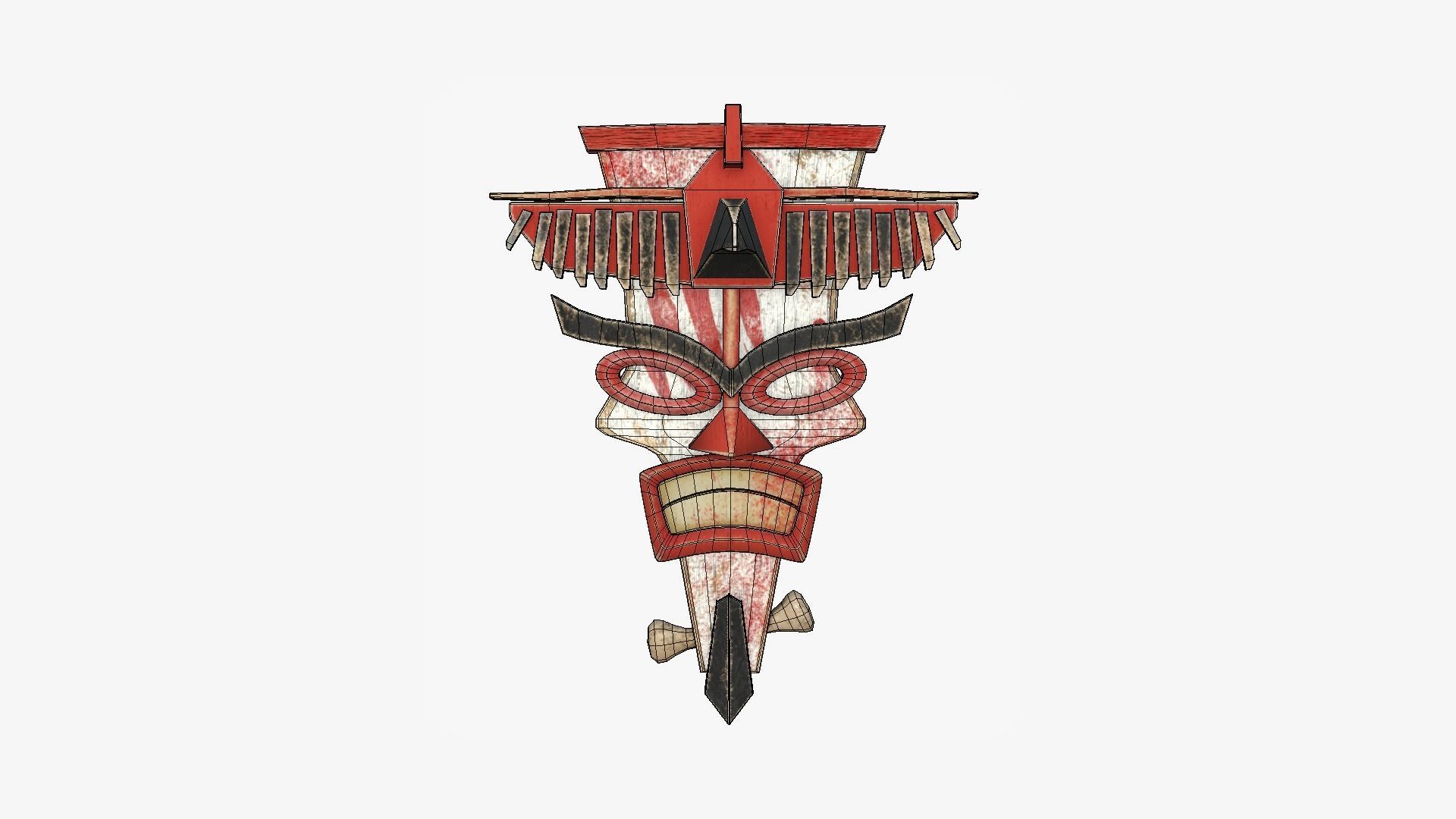 10 Tribal Mask C Collection - Costume Character Design _48