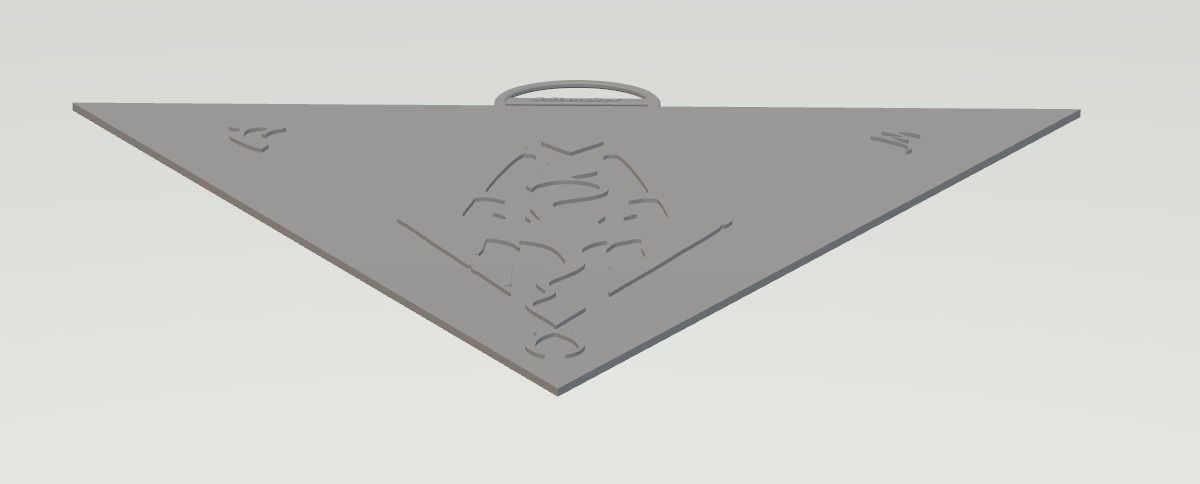 The Elder Scrolls III Morrowind Logo Keychain 3D print model_10