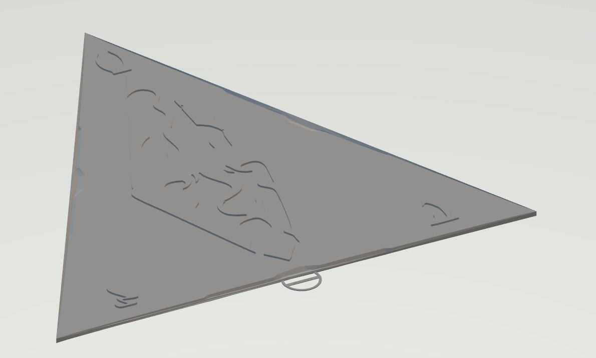 The Elder Scrolls III Morrowind Logo Keychain 3D print model_19