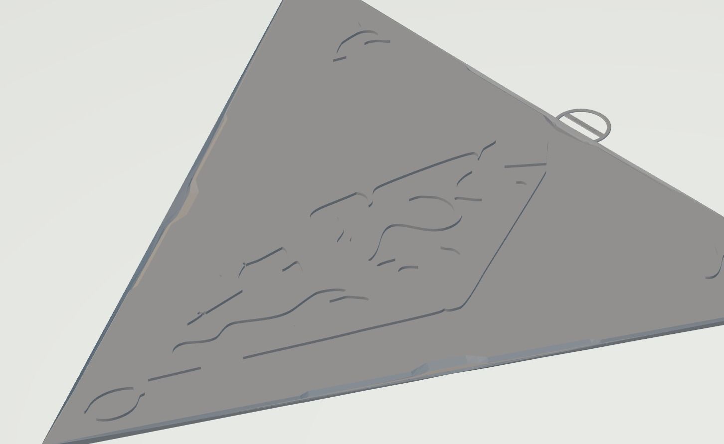 The Elder Scrolls III Morrowind Logo Keychain 3D print model_17