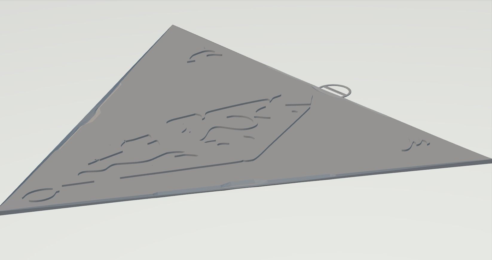 The Elder Scrolls III Morrowind Logo Keychain 3D print model_18