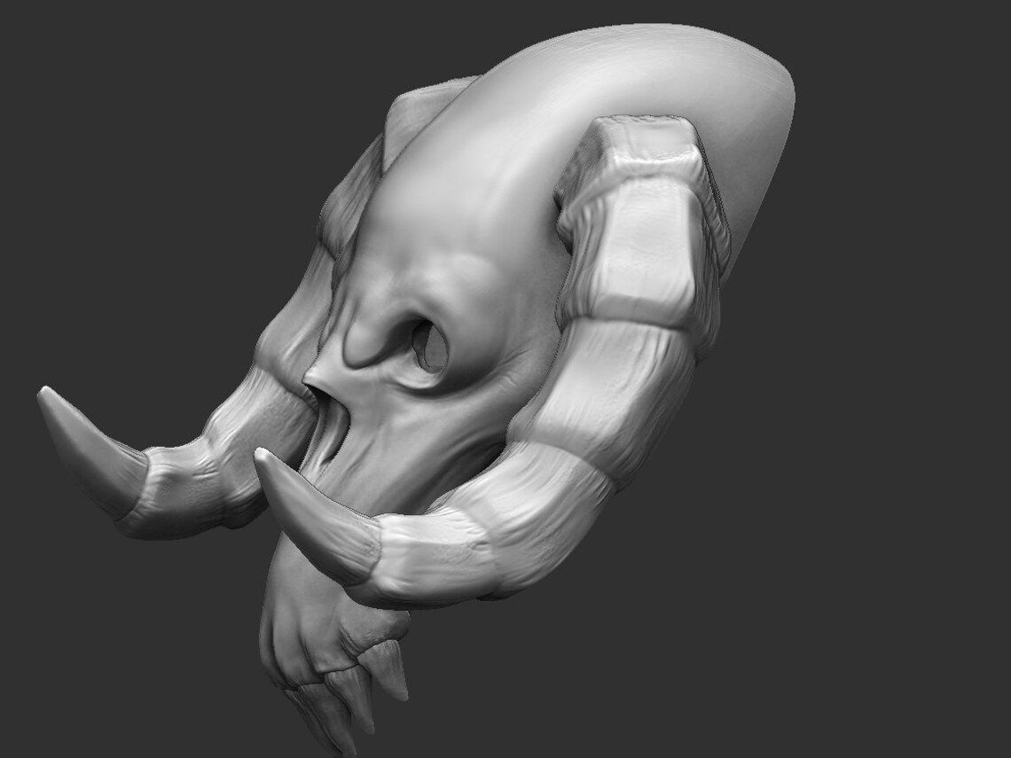 world of warcraft skulls for armor STL for 3d printer 3D print model_2