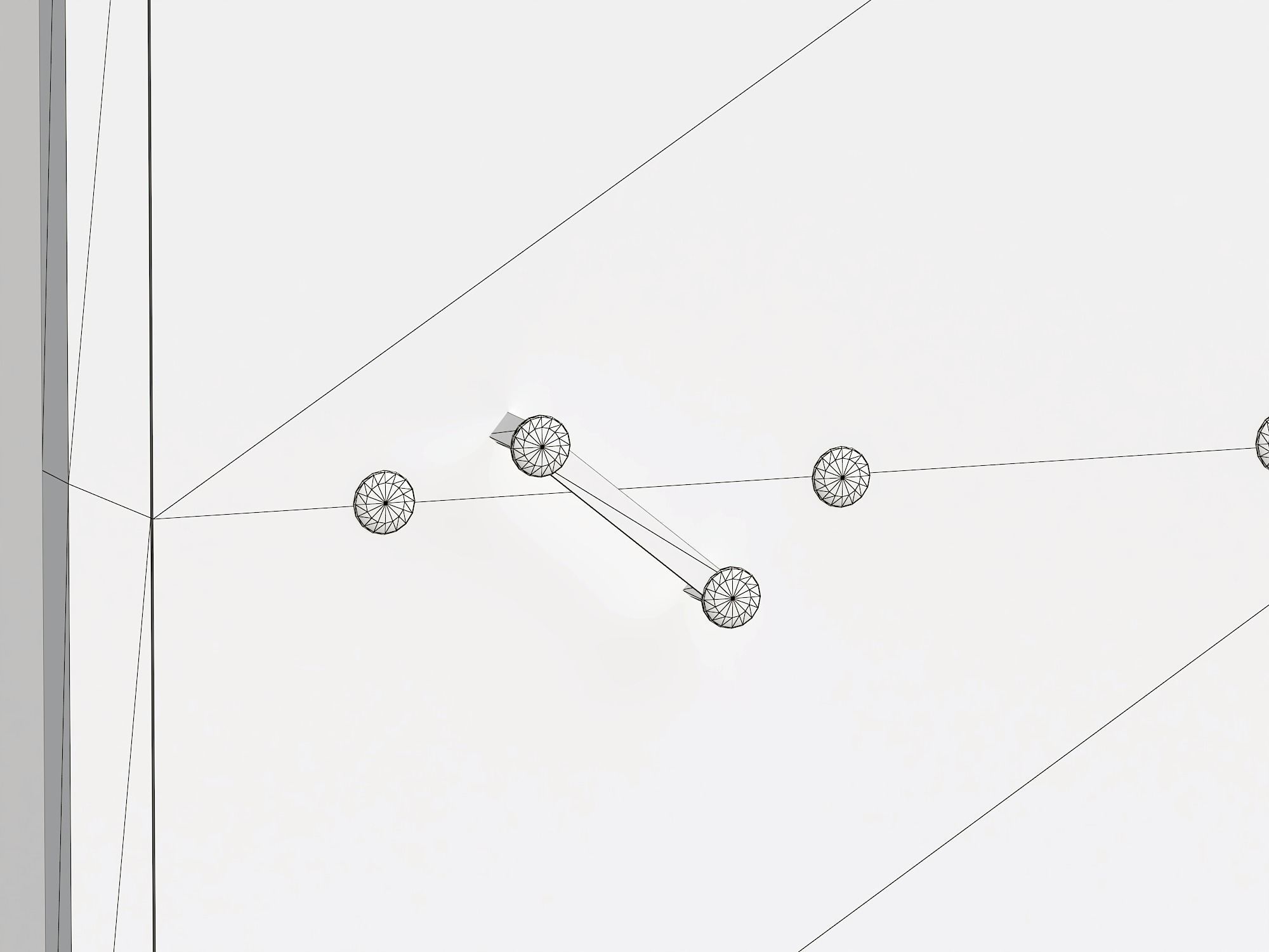 Iron door Low-poly 3D model_10