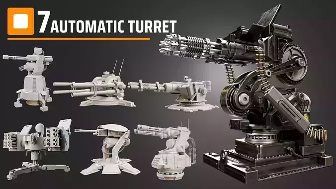 Auto Turret 3D model