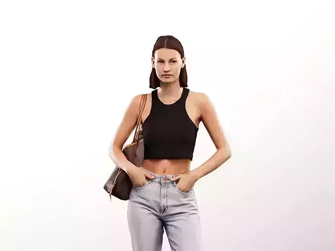 Chiara 13221 - Standing Casual Young Woman