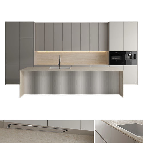 Kitchen set 24 3D model