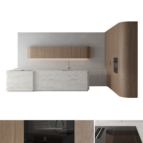 Kitchen set 25 3D model