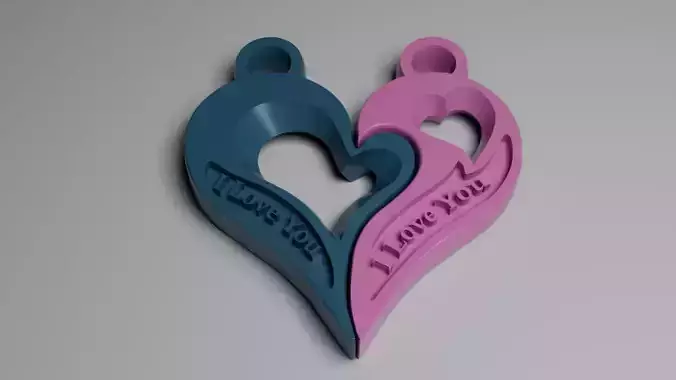 HEART KEY CHAIN