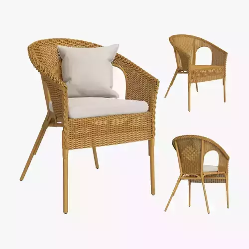 IKEA Agen Chair with Cushion 3D model