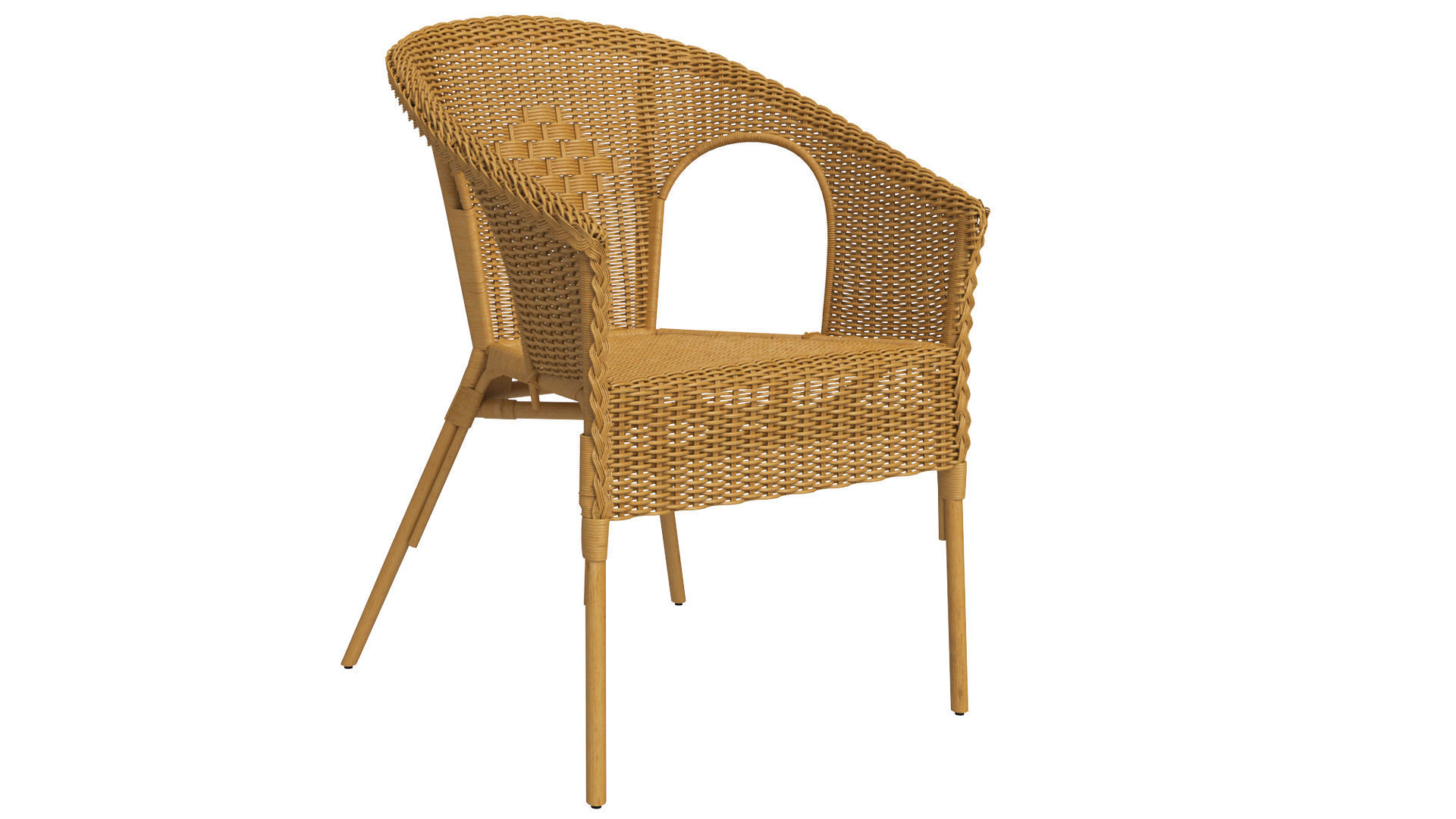 IKEA Agen Chair with Cushion 3D model_2