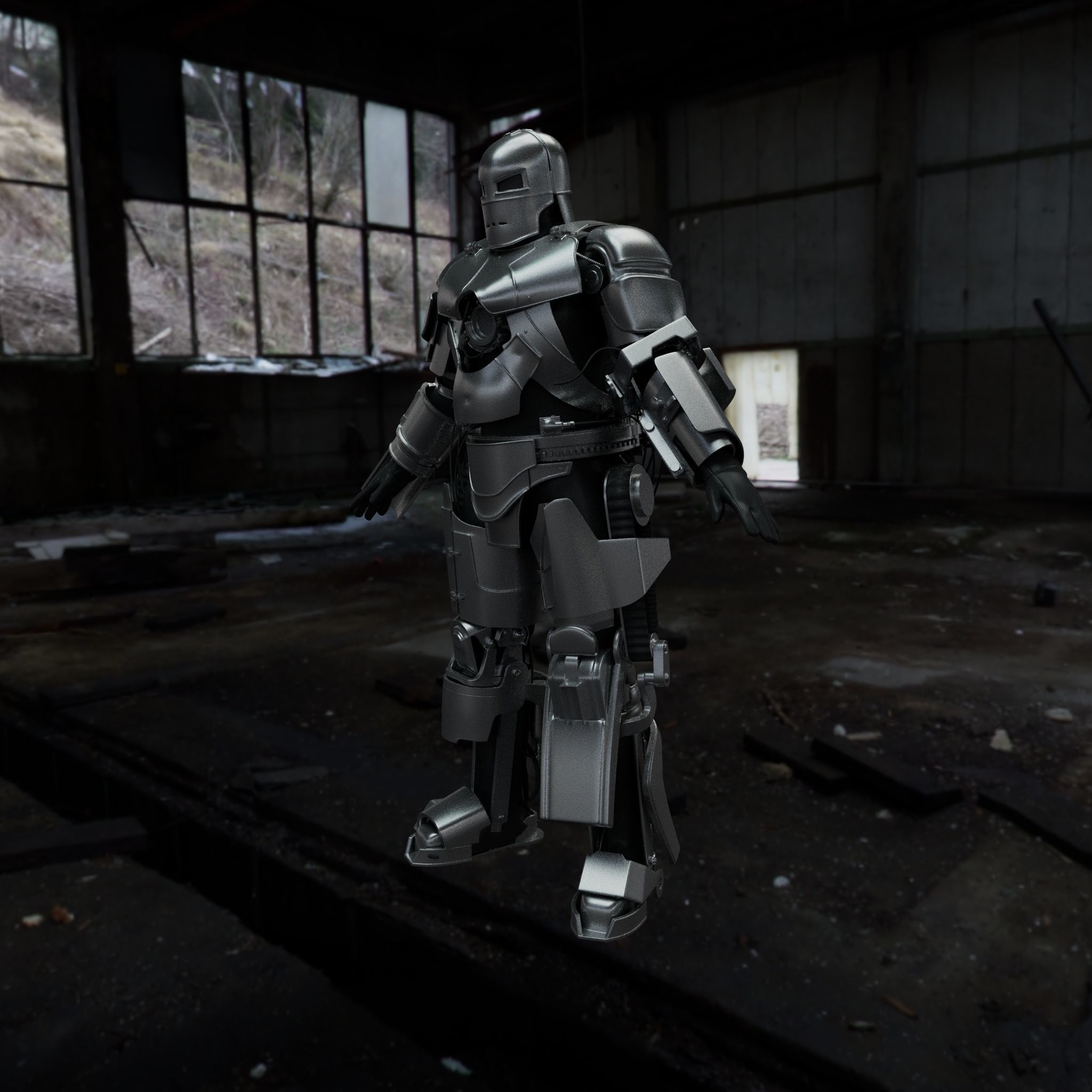 Iron Man MK 1 3D model_1