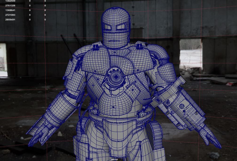 Iron Man MK 1 3D model_2