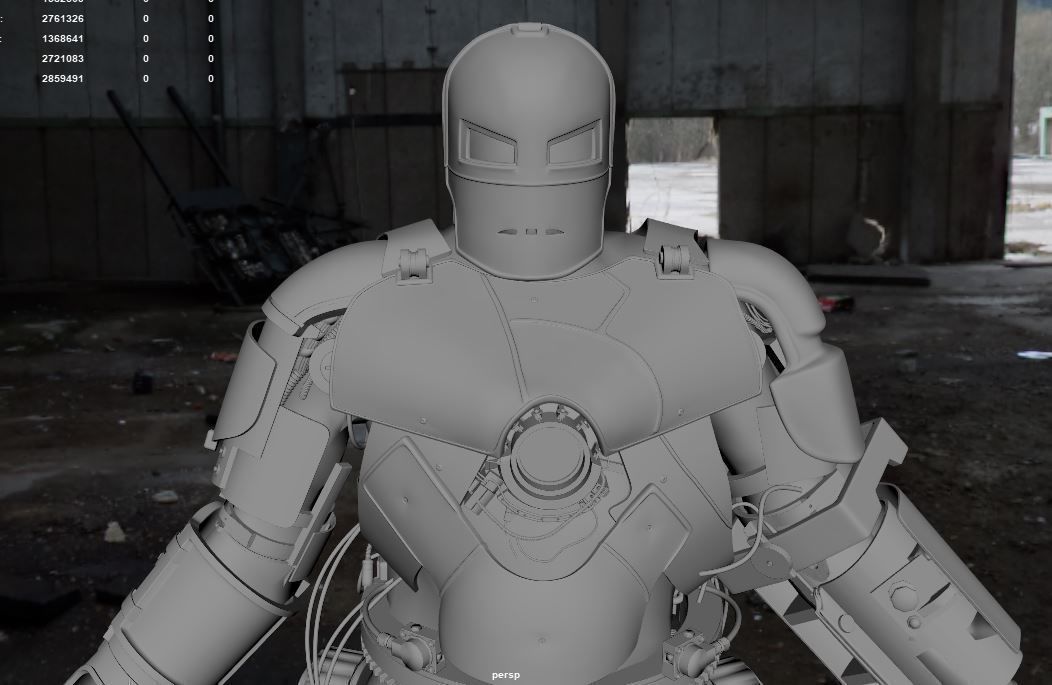 Iron Man MK 1 3D model_4