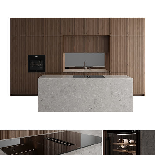 Kitchen set 28 3D model