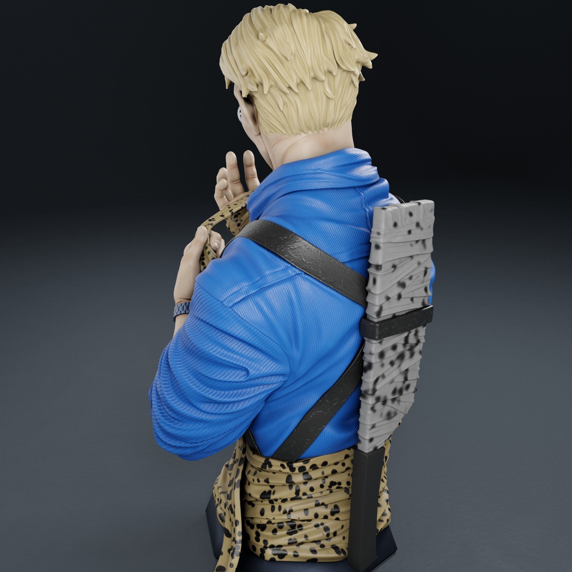 Nanamin Bust - Jujutsu Kaisen Anime Fan Art 3D print model_2