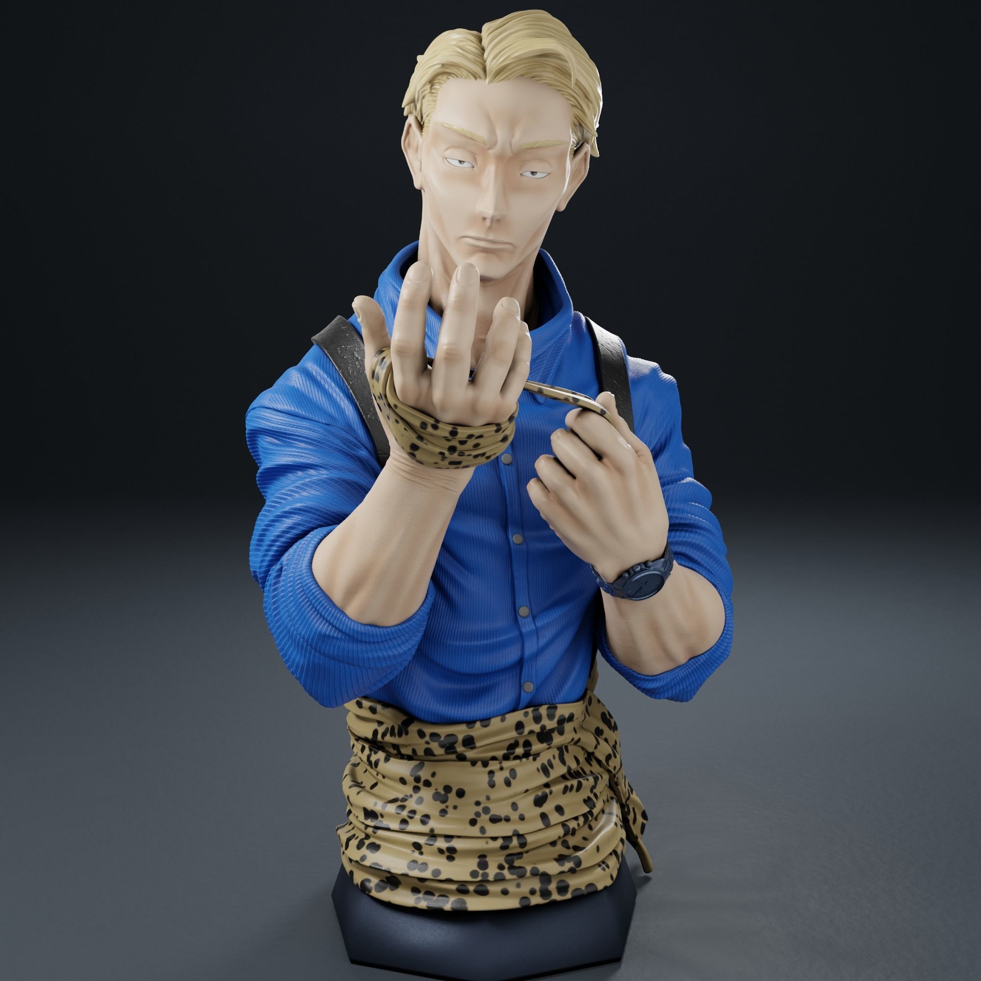 Nanamin Bust - Jujutsu Kaisen Anime Fan Art 3D print model_6