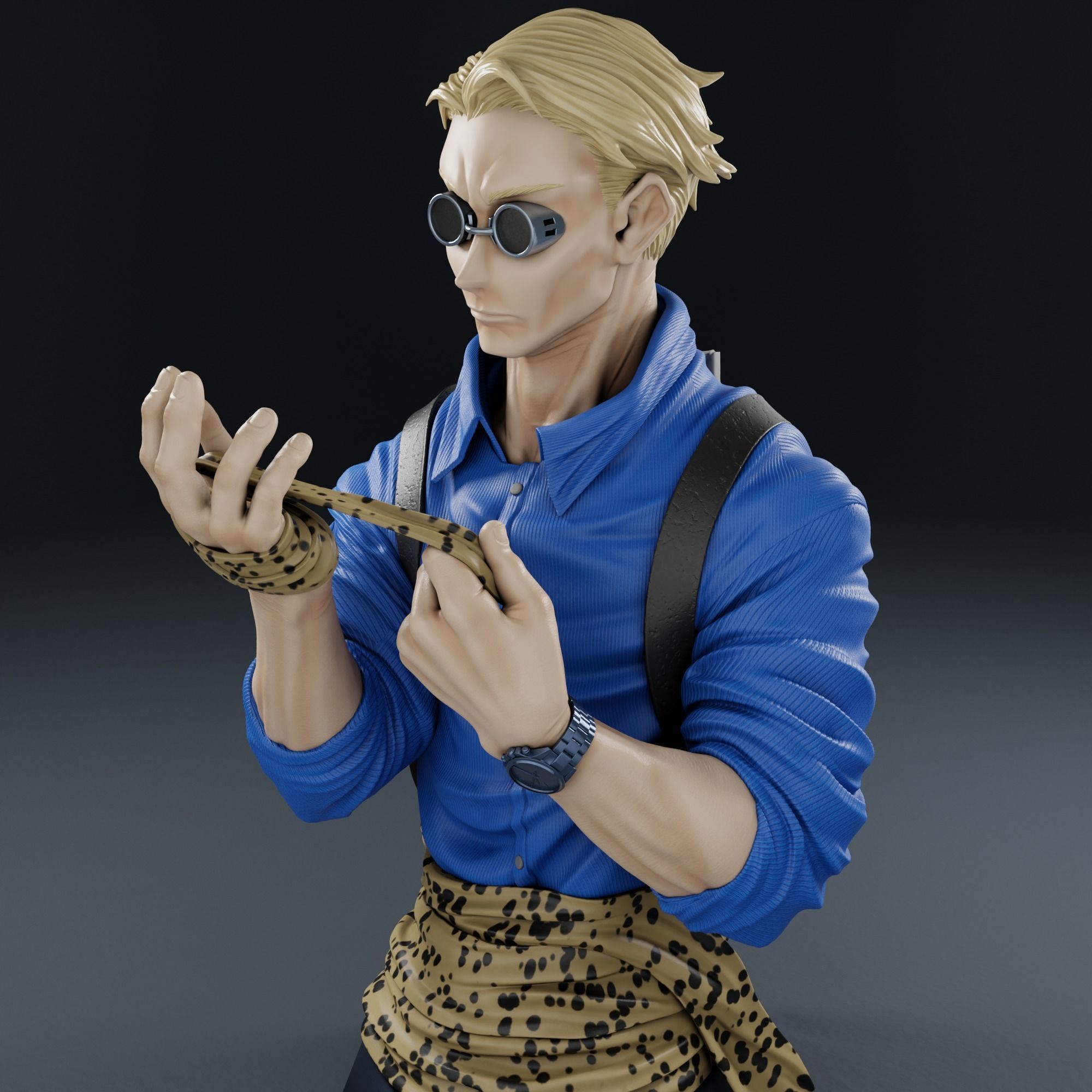 Nanamin Bust - Jujutsu Kaisen Anime Fan Art 3D print model_1