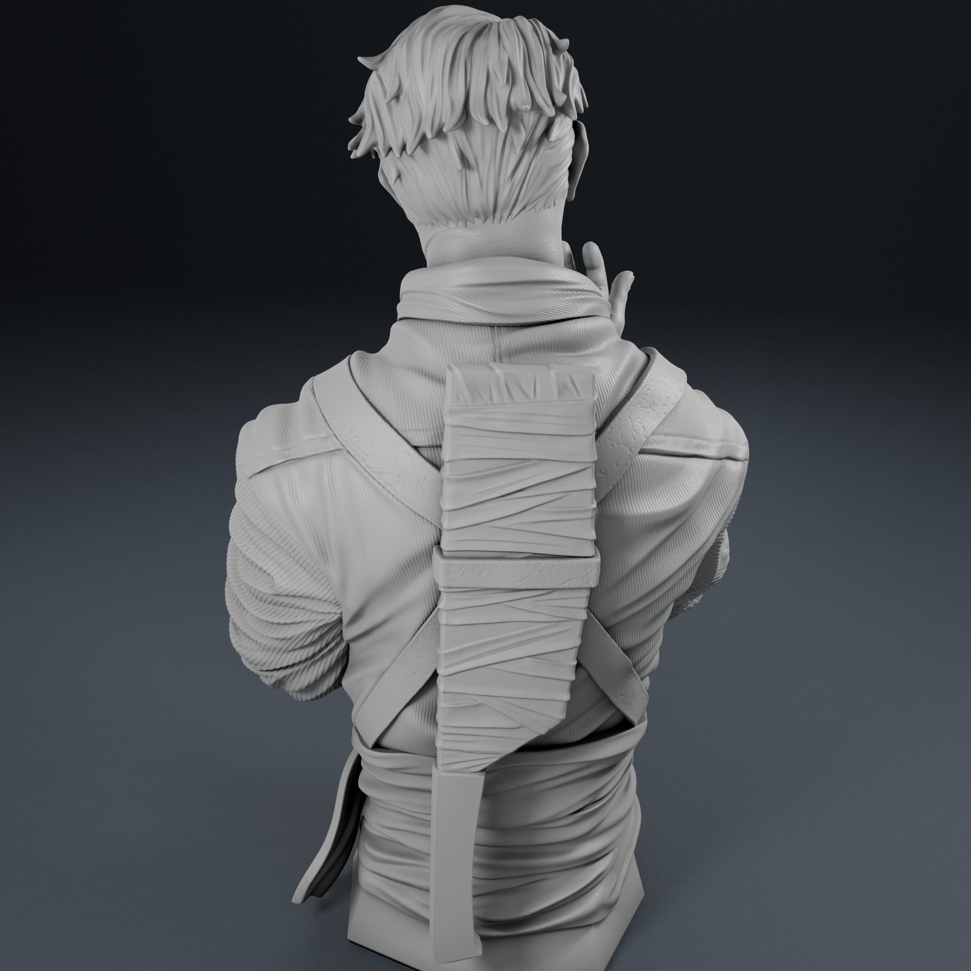 Nanamin Bust - Jujutsu Kaisen Anime Fan Art 3D print model_11