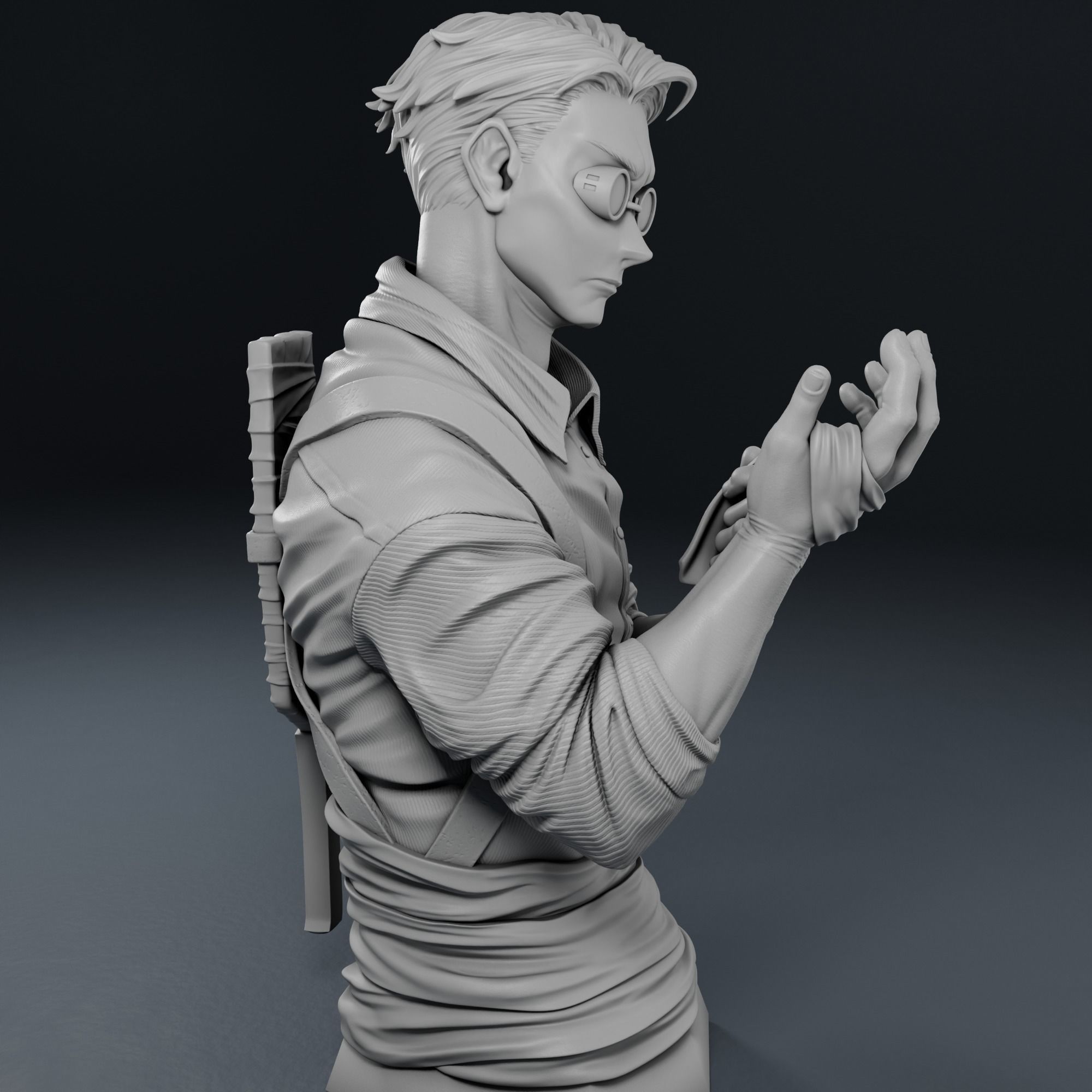 Nanamin Bust - Jujutsu Kaisen Anime Fan Art 3D print model_12