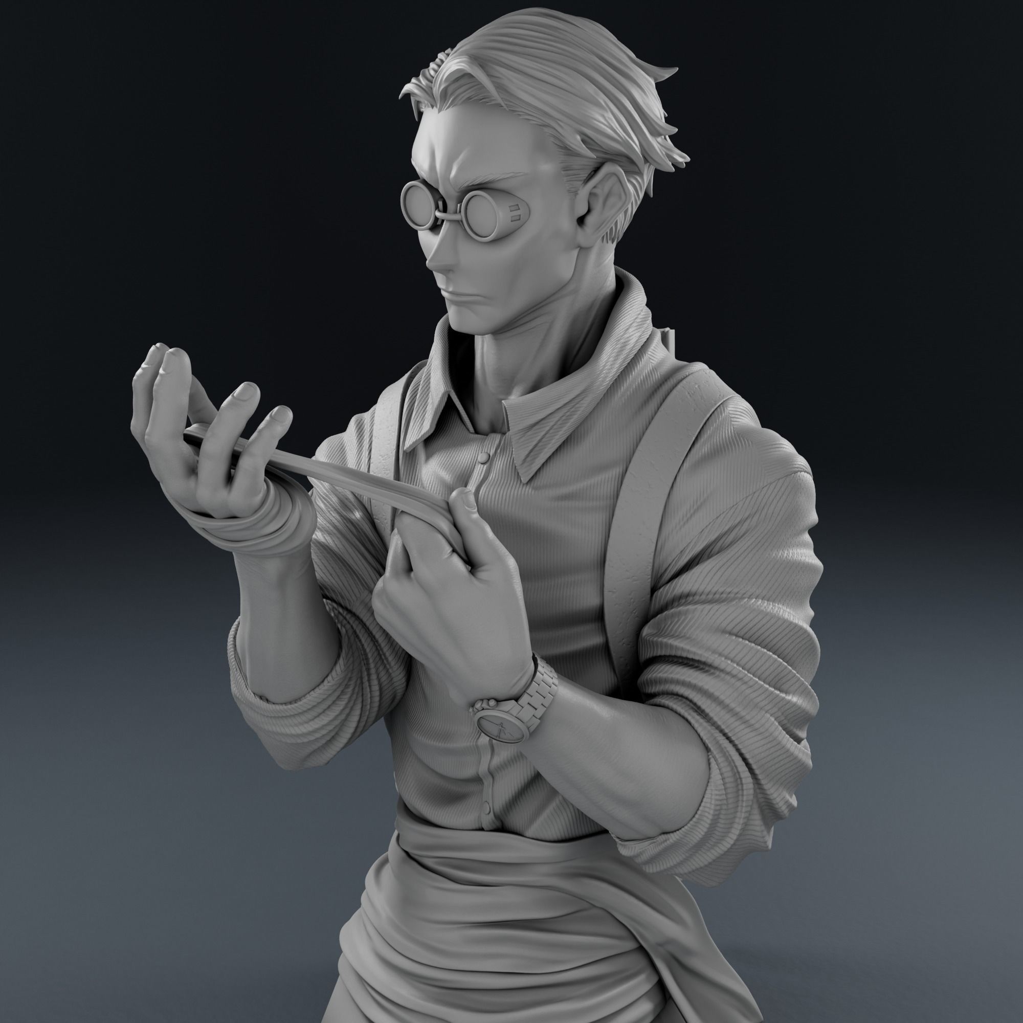 Nanamin Bust - Jujutsu Kaisen Anime Fan Art 3D print model_9