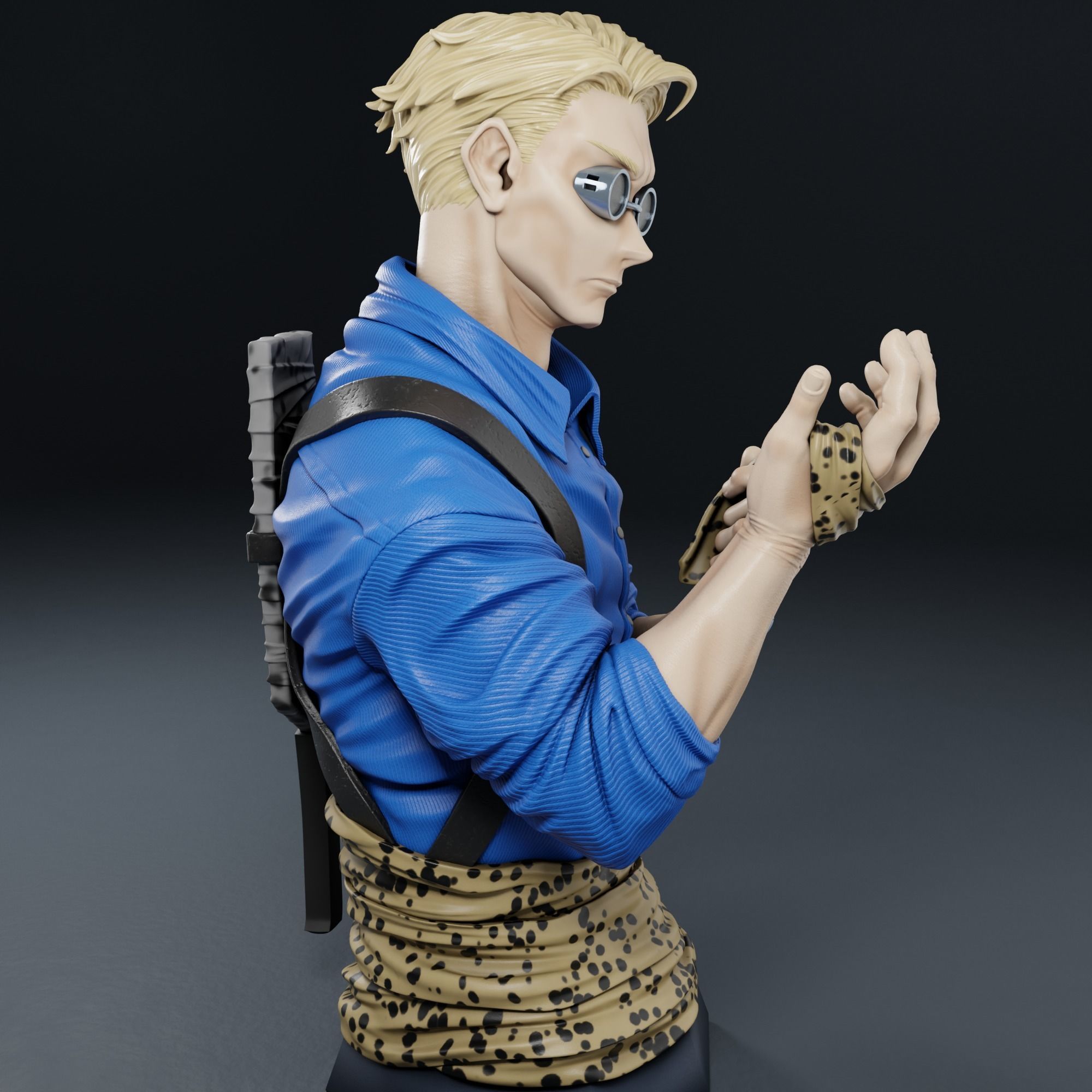 Nanamin Bust - Jujutsu Kaisen Anime Fan Art 3D print model_4