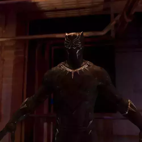 Black Panther Civil War 3D model