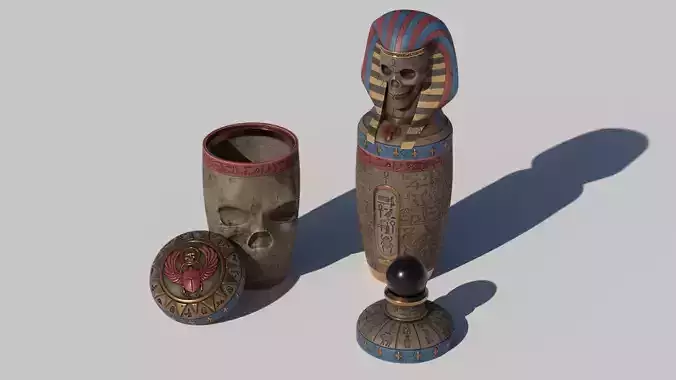 OB 02 Egyptian Necromancer Kit - 03 - Canopic Death Jar