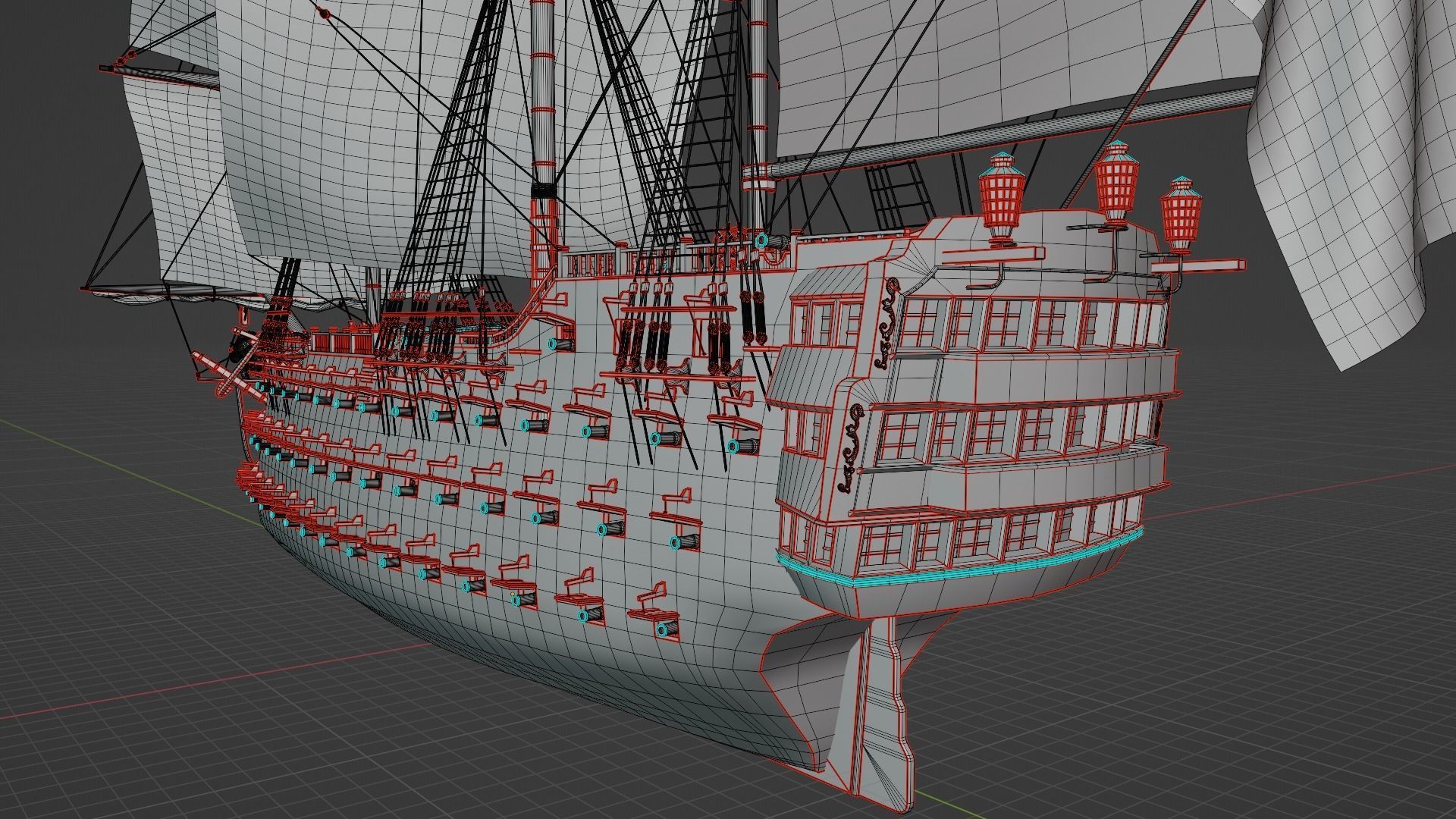 HMS Endeavour 3D model_22
