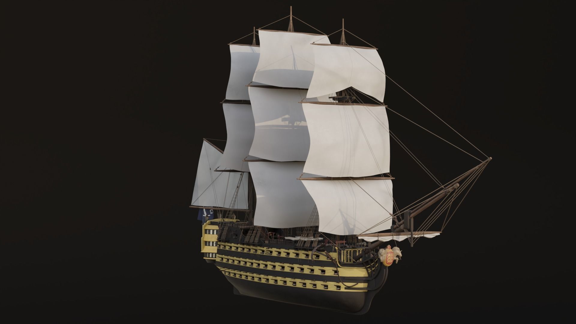 HMS Endeavour 3D model_6