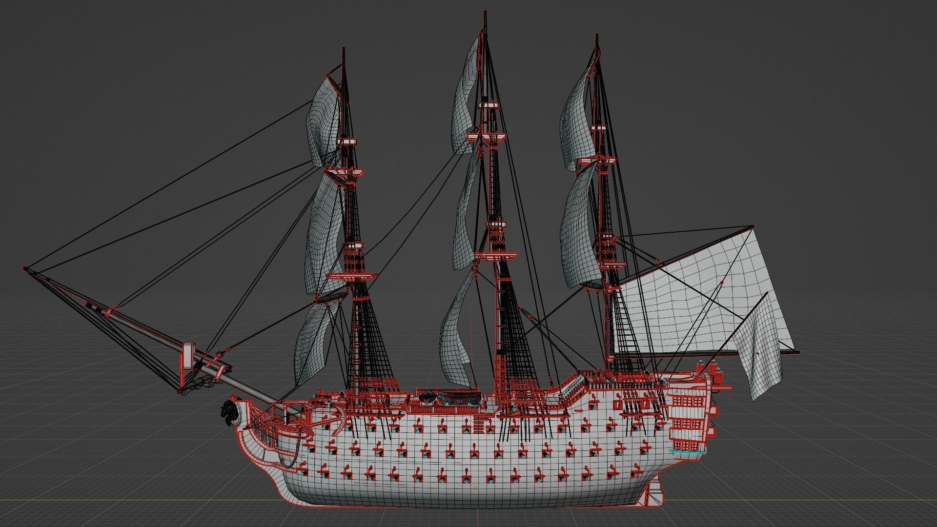 HMS Endeavour 3D model_20