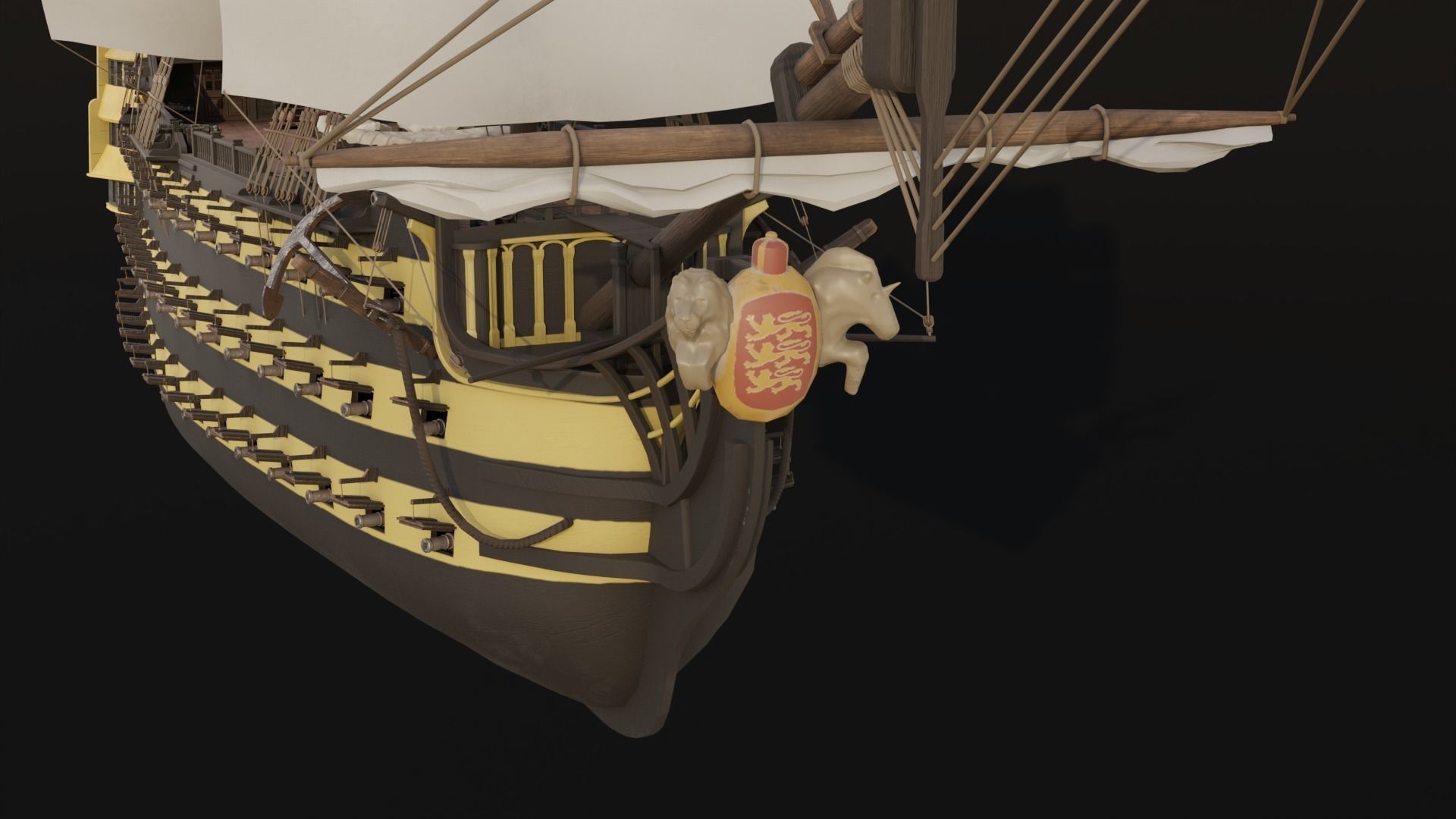 HMS Endeavour 3D model_9