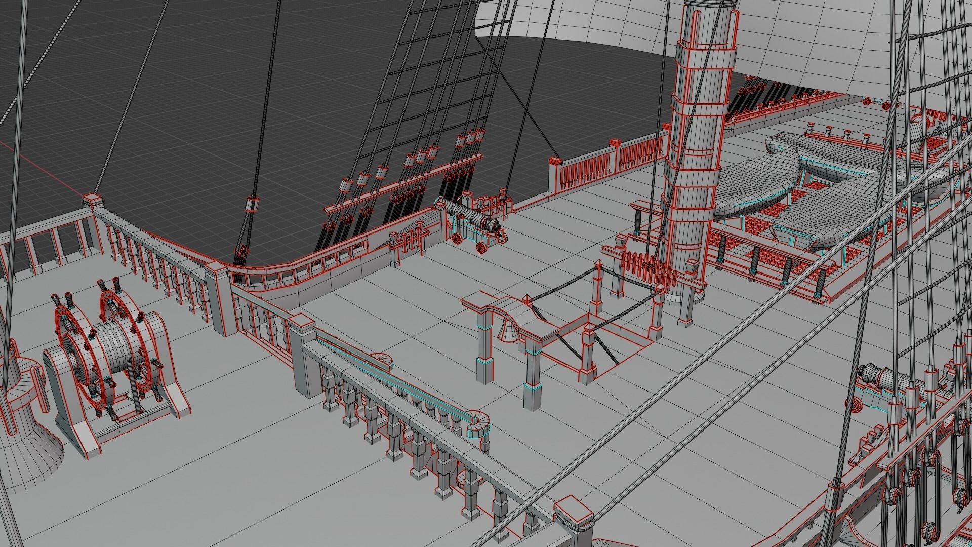 HMS Endeavour 3D model_21