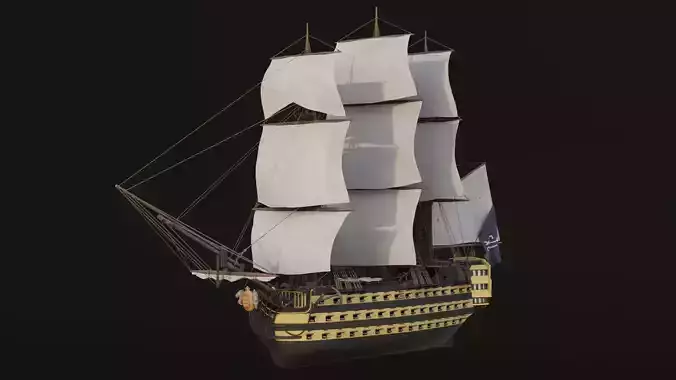 HMS Endeavour 3D model