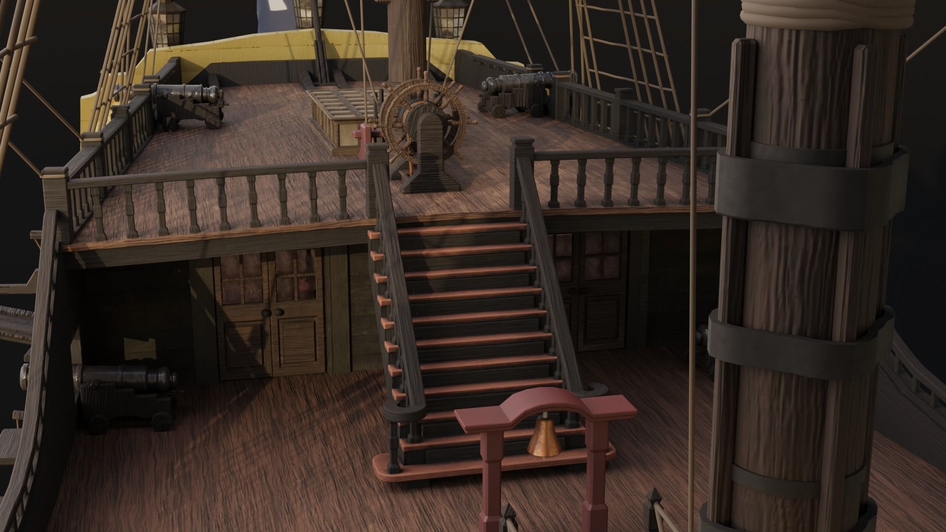 HMS Endeavour 3D model_10