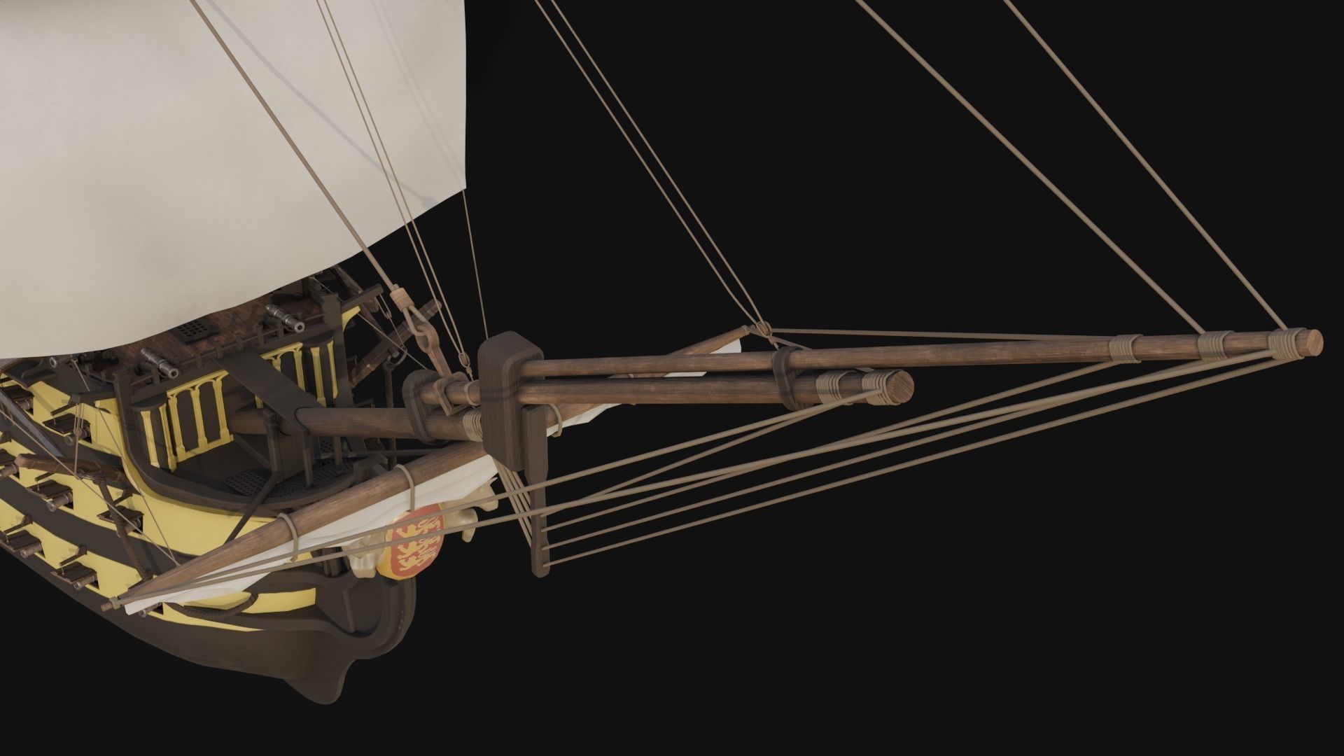 HMS Endeavour 3D model_8