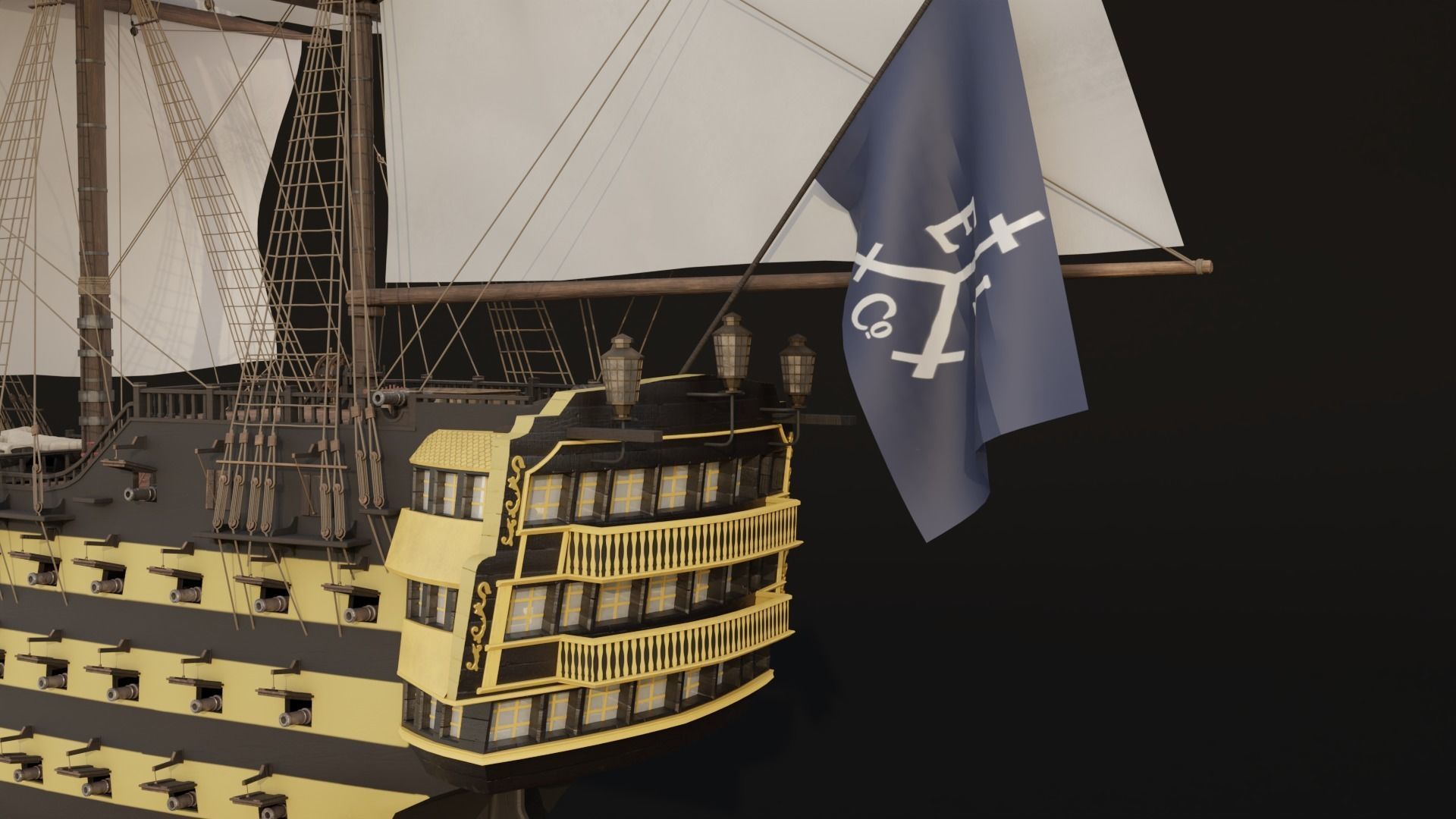 HMS Endeavour 3D model_13